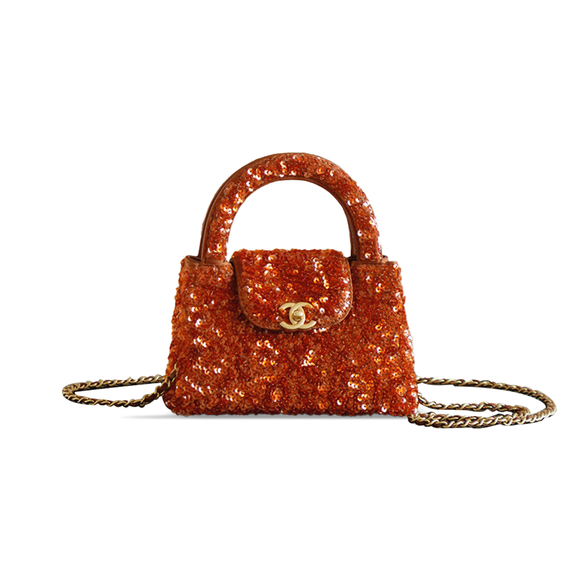 CHANEL MINI KELLY SHOPPING BAG AS4416 (19*13*7cm)